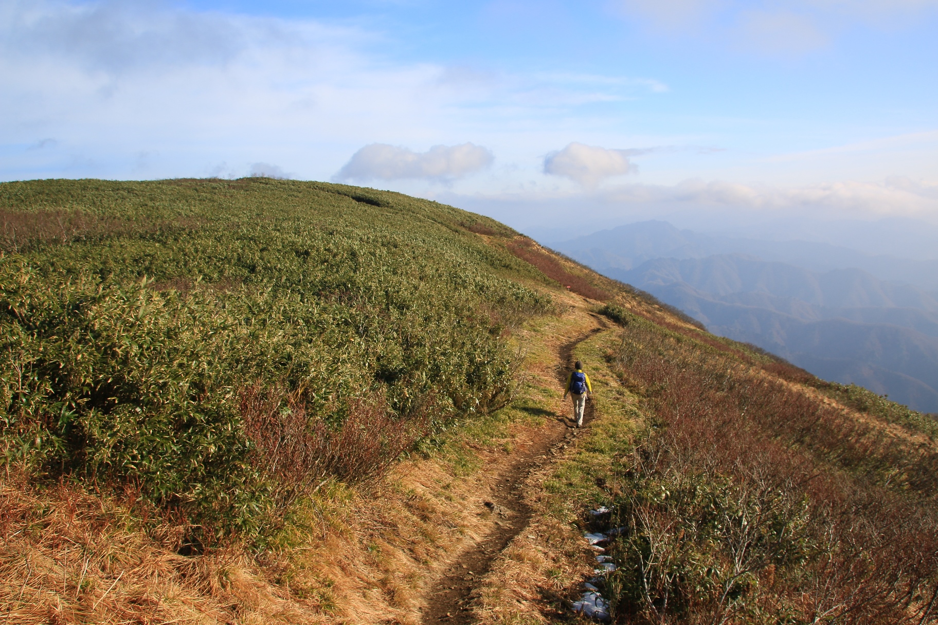 能郷白山 温見峠から 2021/11/21 山登りのページ ぶなぱう